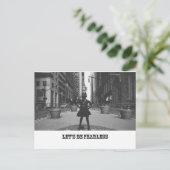 Laten we onverdiend zijn briefkaart (Staand voorkant)