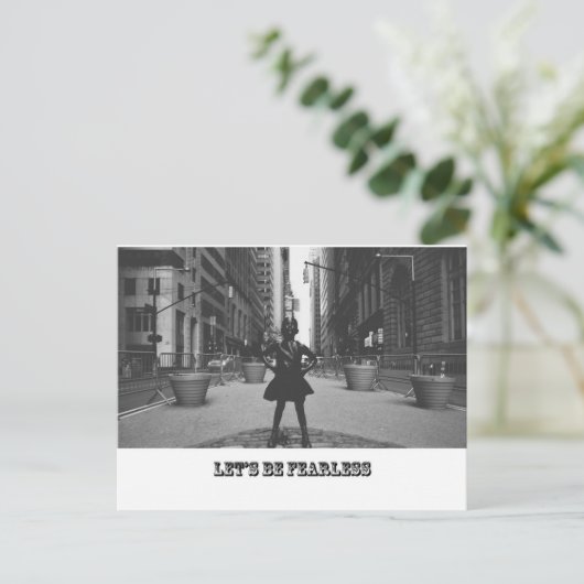 Laten we onverdiend zijn briefkaart (Staand voorkant)