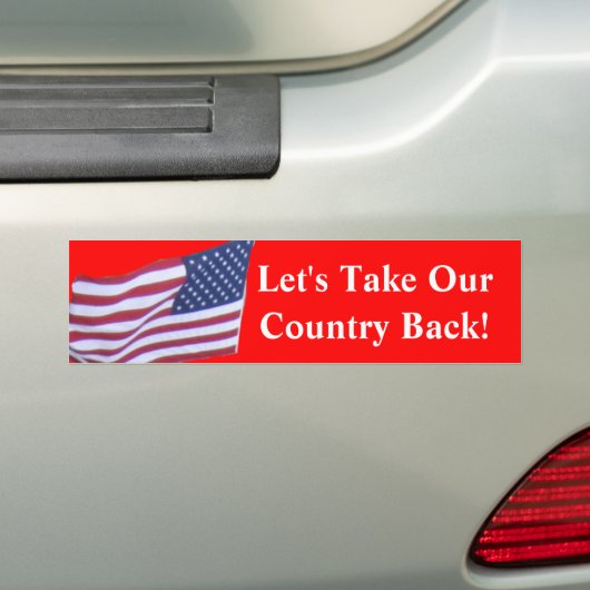 Laten we onze Bumpersticker terugnemen (Op auto)