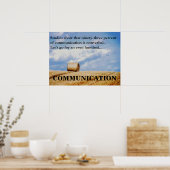 Laten we onze communicatievaardigheden verbeteren  poster (Keuken)