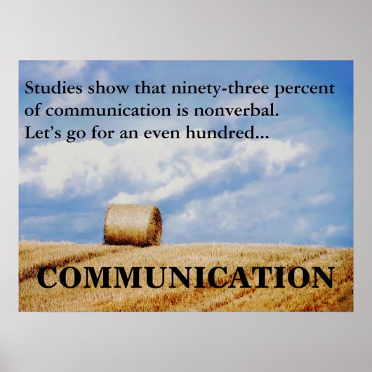 Laten we onze communicatievaardigheden verbeteren  poster (Voorkant)