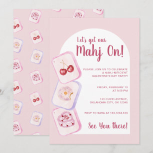 Laten we onze Mahjong-dag op Galentine's Day viere Kaart