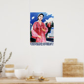 Laten we onze Nationale Dress Koreaans Hanbok Draa Poster (Keuken)