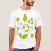 "Laten we onze planeet beschermen" T-shirt (Voorkant)