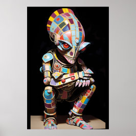 Laten we onze Shells Ken Gage Sci-Fi houden Poster