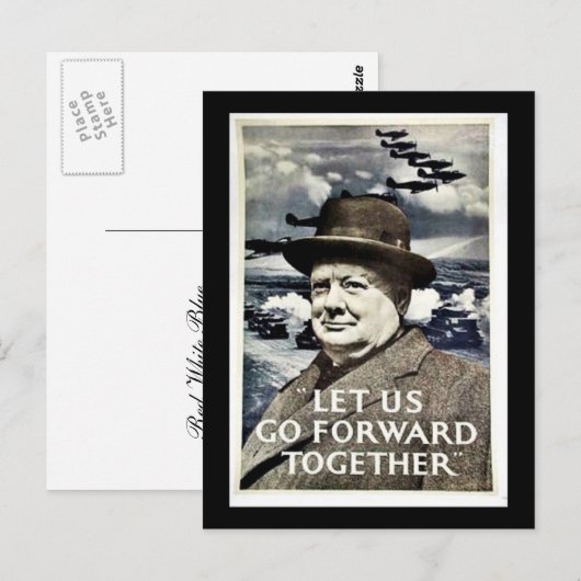 Laten we oorlog voeren briefkaart (Voorkant / Achterkant)