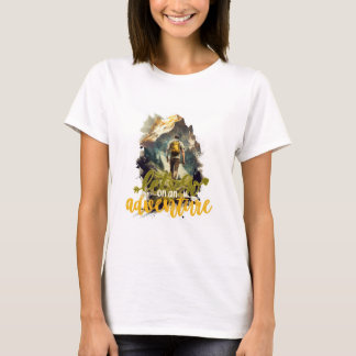 Laten we op avontuur gaan T-shirt voor wandelliefh