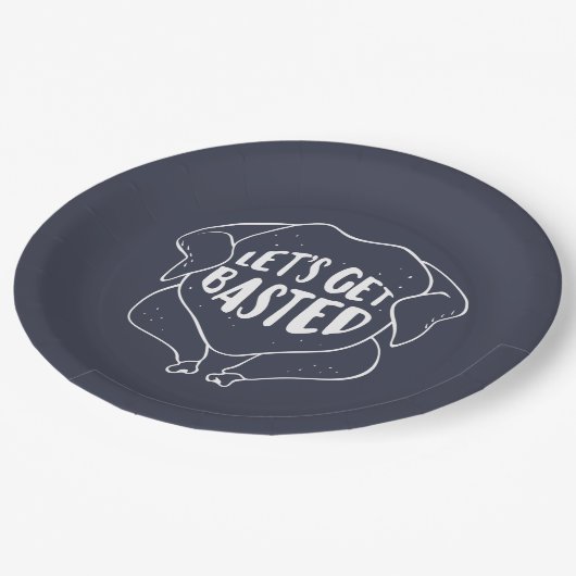 Laten we op basis van een vriendschappelijke basis papieren bordje (Gekanteld)