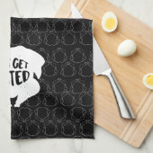 Laten we op basis van Thanksgiving keukenhanddoek (Quarter Fold)