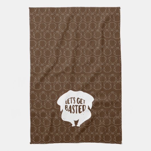 Laten we op basis van Thanksgiving keukenhanddoek  (Verticaal)