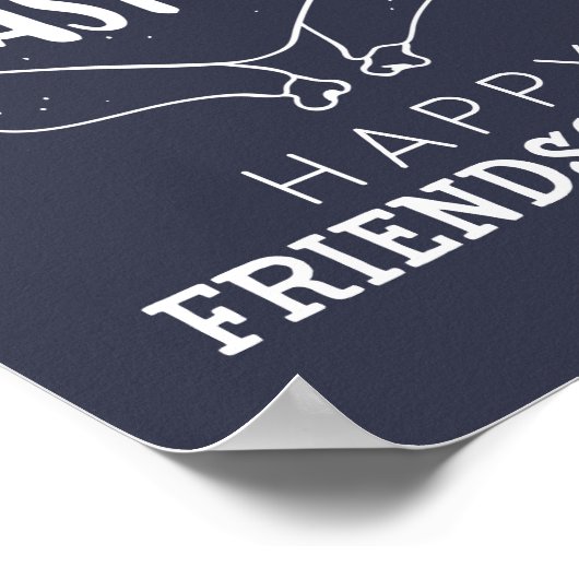 Laten we op basis van vriendjespolitiek poster (Hoek)