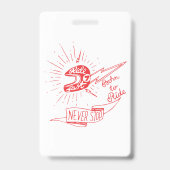 Laten we op de motor rijden badge (Achterkant)