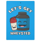 Laten we op de proef worden gesteld - grappige bou klembord (Achterkant)