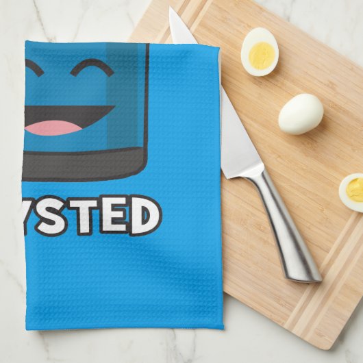 Laten we op de proef worden gesteld - grappige bou theedoek (Quarter Fold)