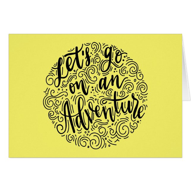 Laten we op een avontuur gaan (Voorkant Horizontaal)