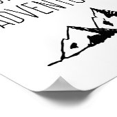 Laten we op een avontuur gaan poster (Hoek)