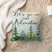 Laten we op een avontuurlijke neursery Woodland Pi Kussen (Deken)