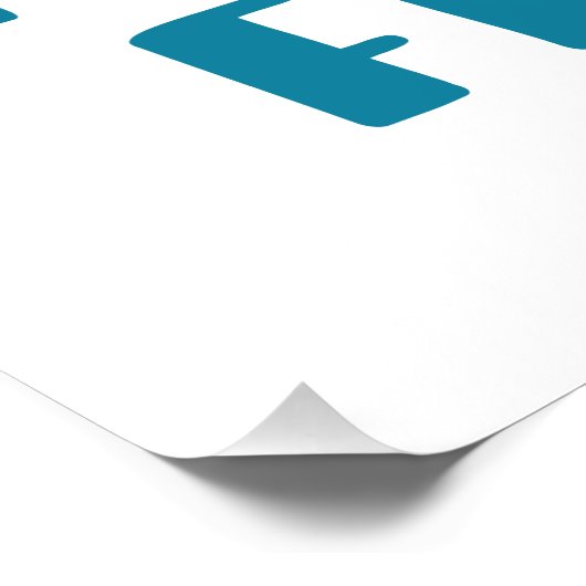 Laten we op een leesbare lerarenhaai gaan perfect poster (Hoek)