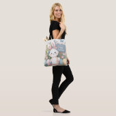 Laten we op eieren gaan jagen tote bag (Op model)