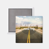 Laten we op reis gaan magneet (Voorkant / Achterkant)