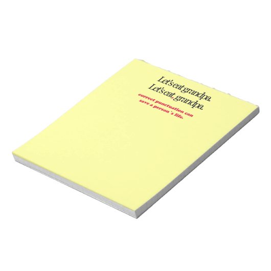 Laten we opa Notitieblok eten (Linkerzijde)