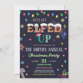 Laten we opgefokt worden op het kerstfeest kaart (Voorkant)