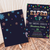 Laten we opgefokt worden op het kerstfeest kaart