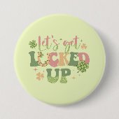 Laten we opgeruimd worden ronde button 7,6 cm (Voorkant)