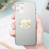 Laten we opgeruimd worden sticker (Telefoon)