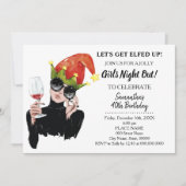 Laten we opgewekt Kerstavond uit Verjaardag Kaart (Voorkant)