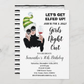 Laten we opgewekt Kerstavond uit Verjaardag Kaart (Voorkant / Achterkant)