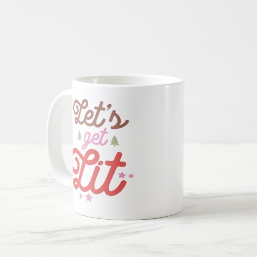 Laten we oplichten, Kerstmis Koffiemok (Voorkant links)