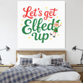 Laten we opstaan. canvas afdruk (Insitu (Slaapkamer))