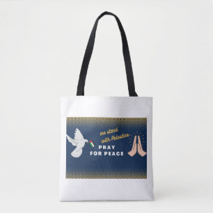 Laten we opstaan met Palestina Tote Bag