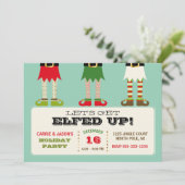 Laten we opstaan! Vakfeest kerstfeest Elves Kaart (Staand voorkant)