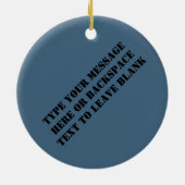 Laten we Ornament gepersonaliseerde Memorial Gift  (Achterkant)