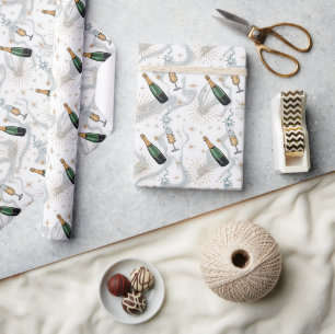 Laten we Oud en Nieuw vieren Cadeaupapier