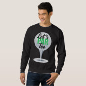 Laten we Par Funny Golf voor Golfer Par(2) Trui (Voorkant volledig)