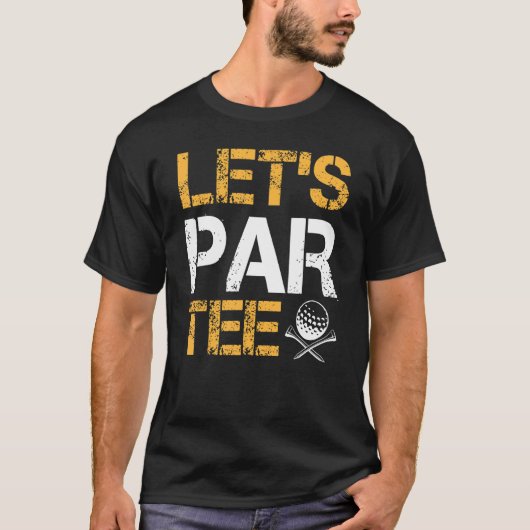 Laten we Par Golf Player T-shirt (Voorkant)