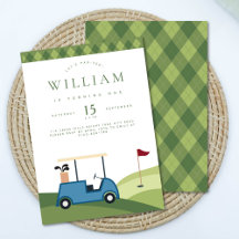 Laten we Par T-shirt Golf Argyle Patroon Verjaarda