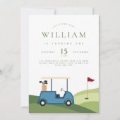 Laten we Par T-shirt Golf Argyle Pattern Kaart (Voorkant)