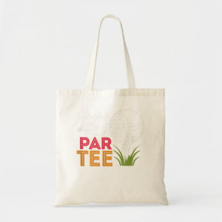 Laten we Par T-shirt Golf Golfing Golfer Golfspele Tote Bag