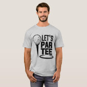 Laten we Par T-shirt/Golf T-shirt (Voorkant volledig)