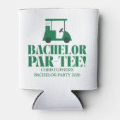 Laten we Par T-shirt Golf vrijgezellenfeest Blikjeskoeler (Voorkant)