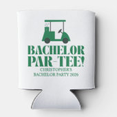 Laten we Par T-shirt Golf vrijgezellenfeest Blikjeskoeler (Achterkant)