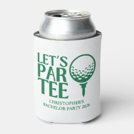 Laten we Par T-shirt Golf vrijgezellenfeest Blikjeskoeler