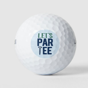 Laten we Par-T-shirt Golfballen