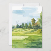 Laten we par-T-shirt golfen op elke leeftijd Verja Kaart (Achterkant)