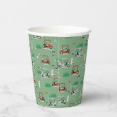 Laten we Par-T-shirt golfthema verjaardagsfeestje Papieren Bekers (Rechts)