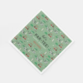 Laten we Par-T-shirt golfthema verjaardagsfeestje Servet (Hoek)